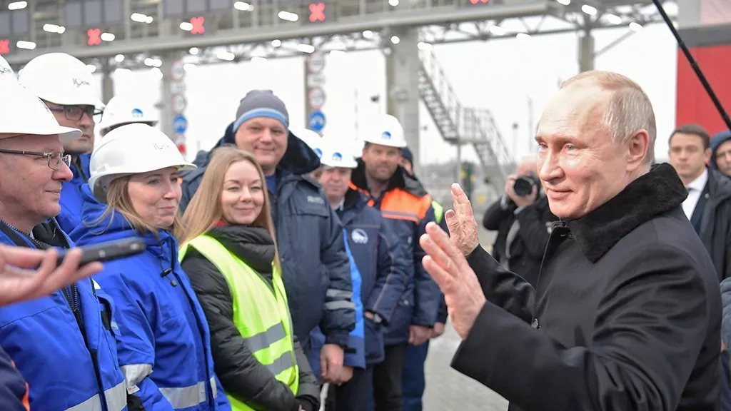 Открытие скоростной платной автомагистрали Москва — Санкт-Петербург